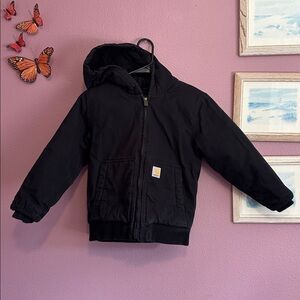 Carhartt Black Jacket size 7/8